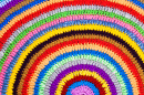Multicolor Crocheted Rug