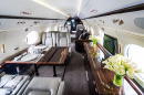 Modern Private Business Jet Interior