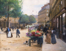 The Flower Seller, Place de la Comedie Francaise