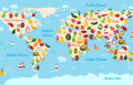 Fruit World Map