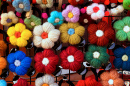 Flowers Made from Yarn